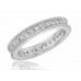 1.05 ct Ladies Round Cut Diamond Eternity Wedding Band Ring High Quality